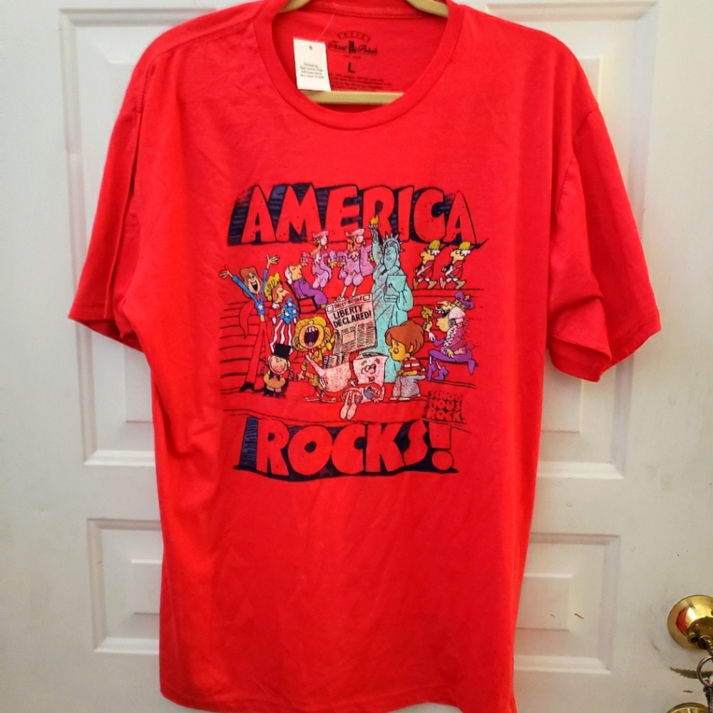America Rocks Tee New W Tags Men L